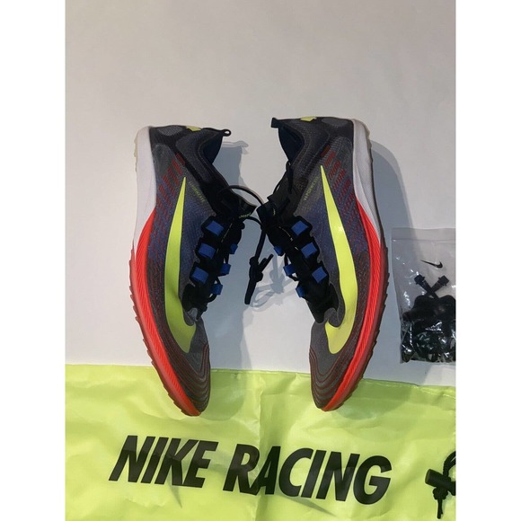 Size 13 - Nike Zoom Victory 5 XC Black Bright Crimson Volt 2020 - Picture 2 of 5